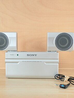 Sony SRS-T70 Portable Active Speaker System Walkman Discman Tested Working